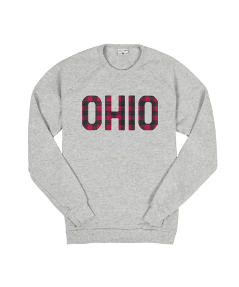 Ohio Plaid Sweatshirt