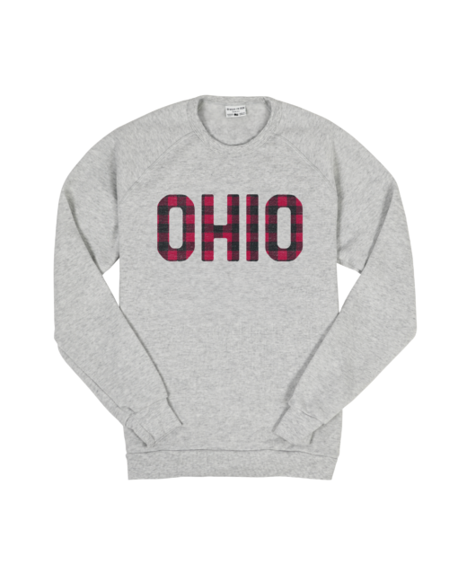 Ohio Plaid Sweatshirt