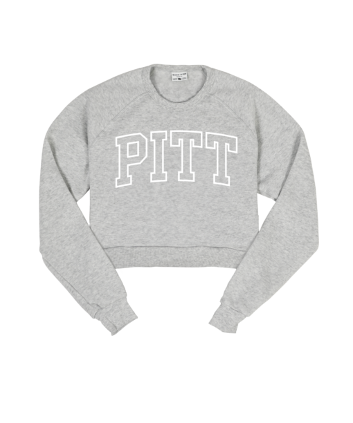 PITT Outline Crop Sweatshirt