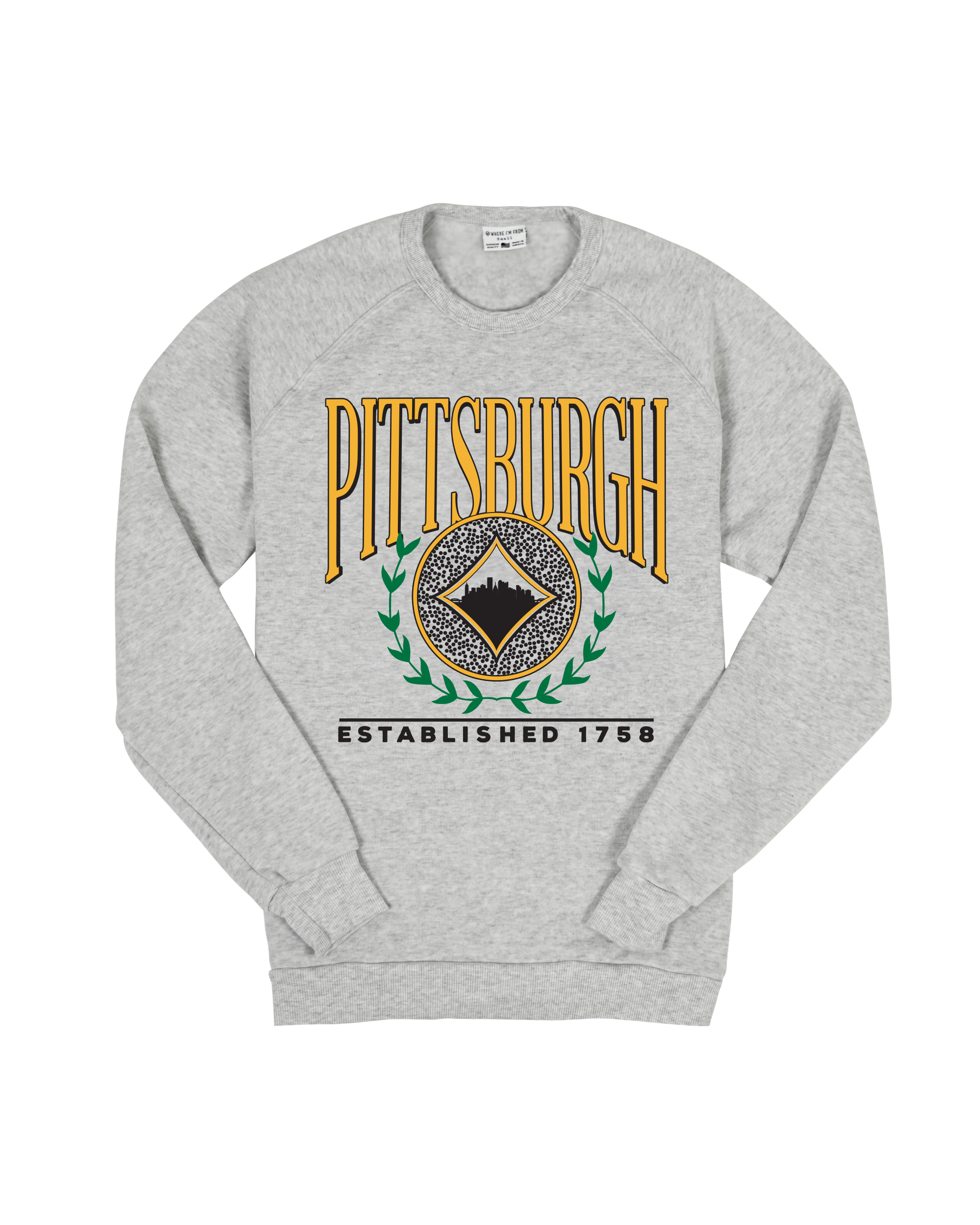  412 The Burgh Hooded Sweatshirt Pittsburgh PA