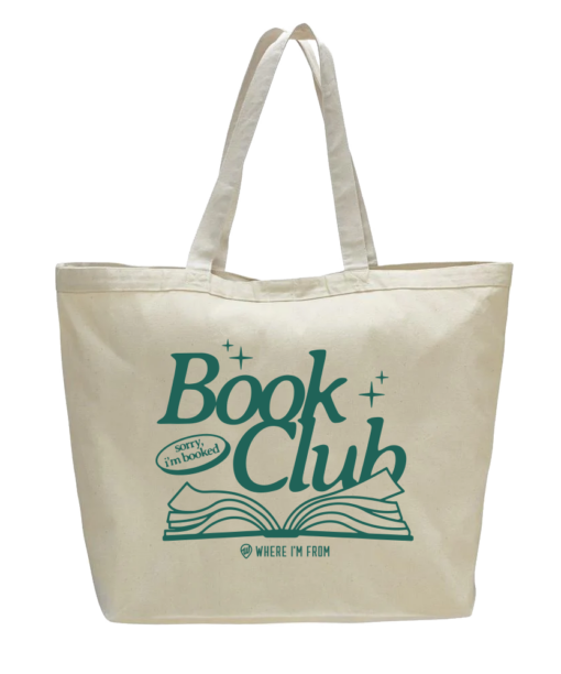 Book Club Large Tote - Where I'm Apparel