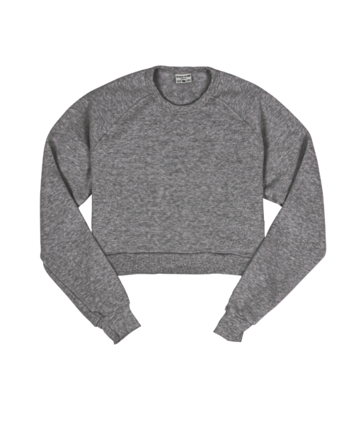 Gray Crop Sweatshirt