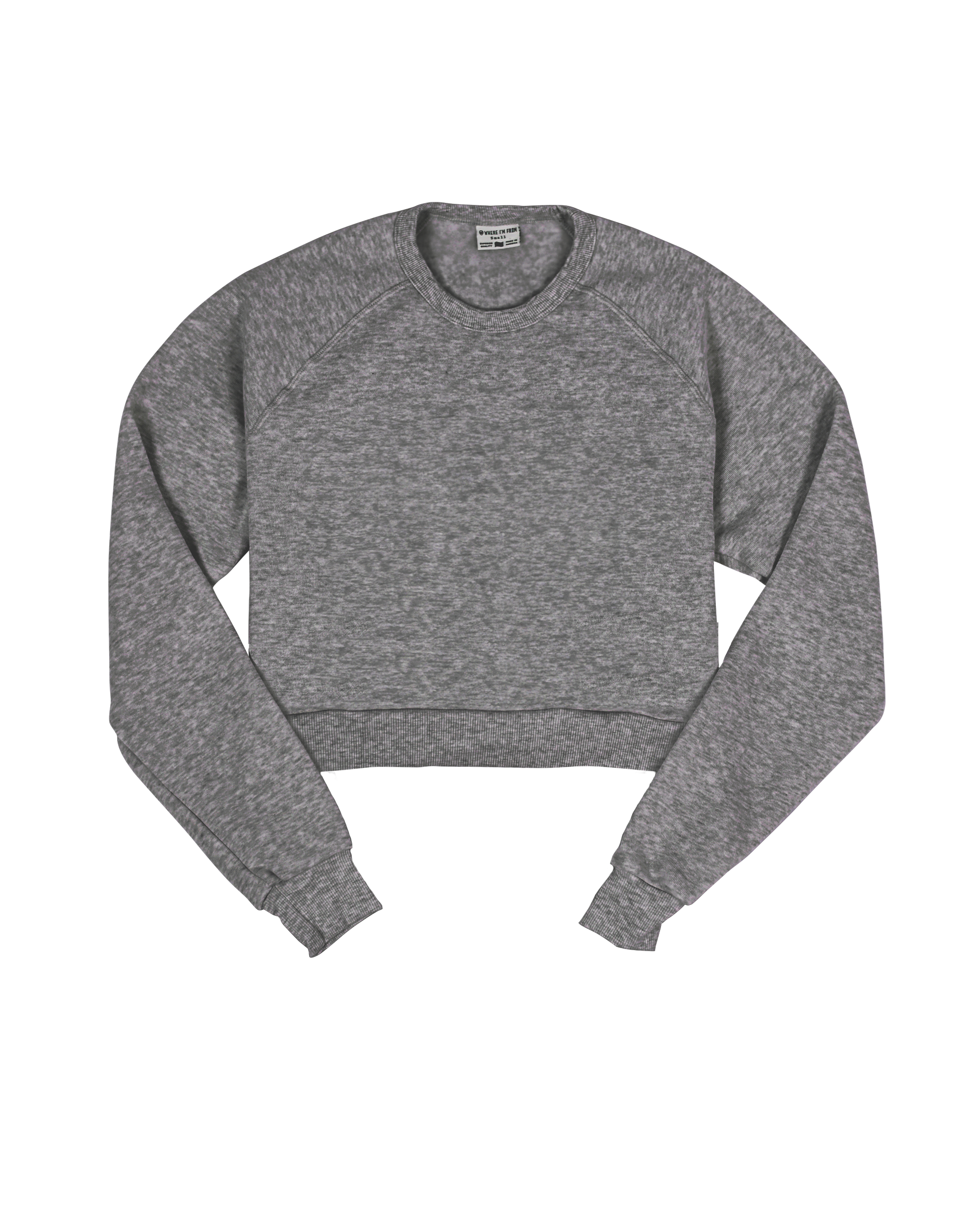 Gray Crop Sweatshirt