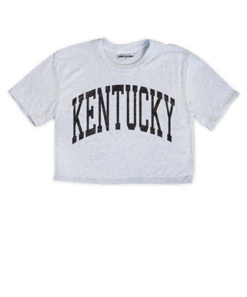 Kentucky Oversized Ash Crop Top