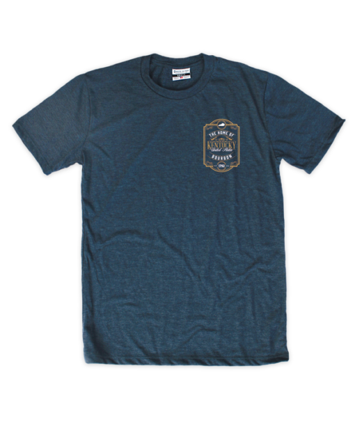 Kentucky Bourbon Navy Crew T-Shirt