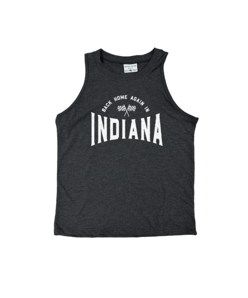 Home Again In Indiana Black Relaxed Tank