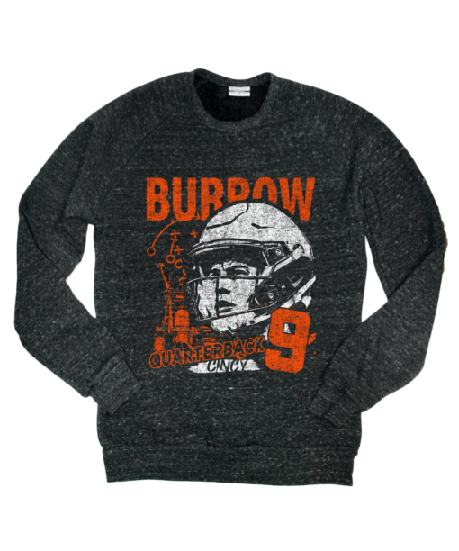 Burrow 9 Quarterback Black Sweatshirt
