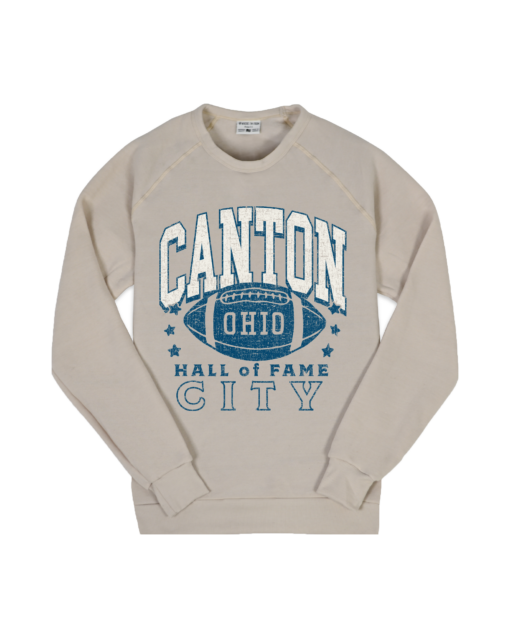 Canton Hall of Fame Oatmeal Sweatshirt