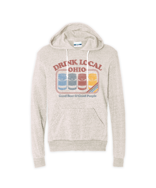 Drink Local Cans Oatmeal Hoodie