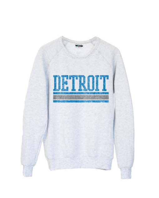 Detroit Stripes Ash Sweatshirt