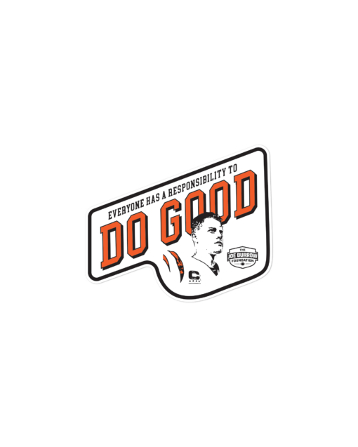 Do Good Slant Sticker – Joe Burrow Foundation