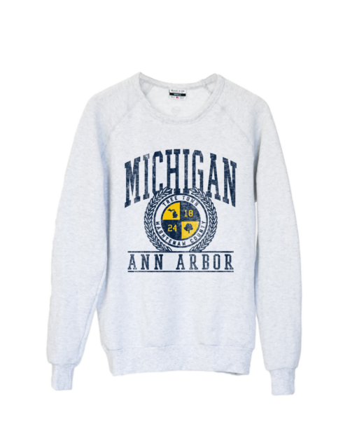 Michigan Ann Arbor Ash Sweatshirt