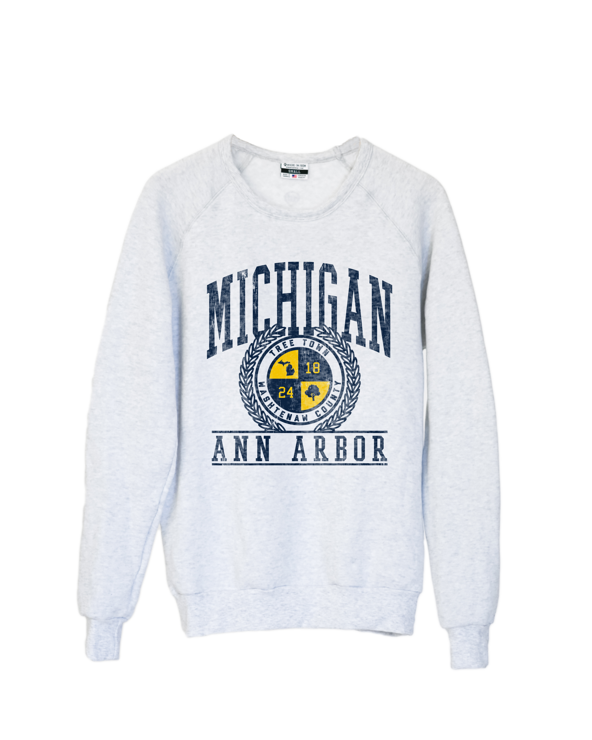 Michigan Ann Arbor Ash Sweatshirt
