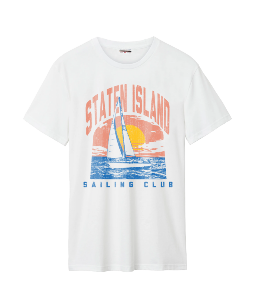 Staten Island Sailing Club White Cotton Crew