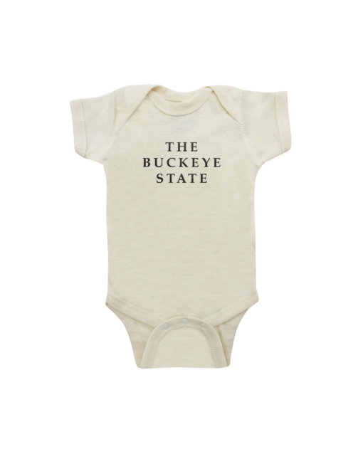The Buckeye State Oatmeal Onesie Baby