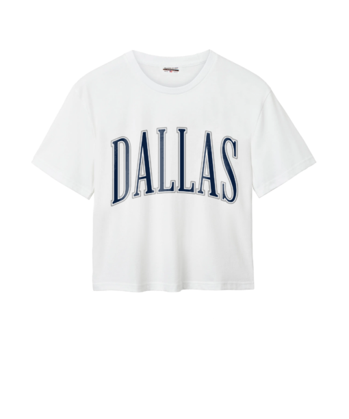 Dallas Oversized White Easy Tee