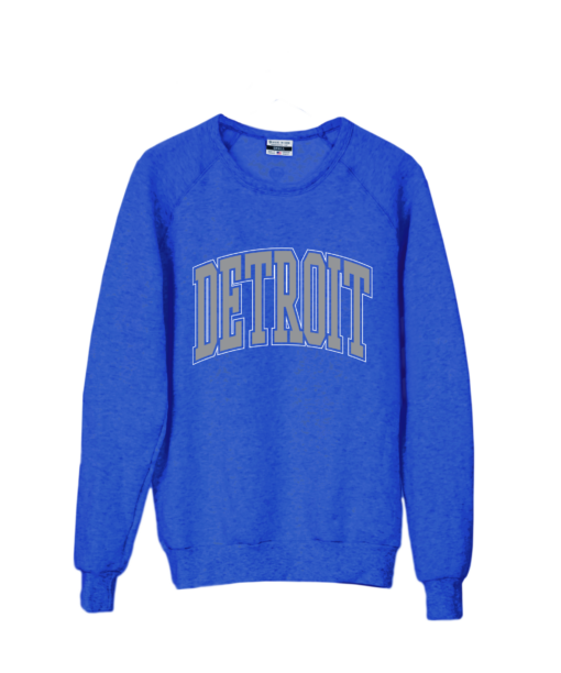 Detroit Oversized Royal Sweatshirt