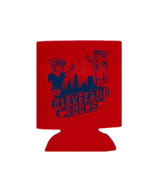 Cleveland Rocks Red Can Cooler