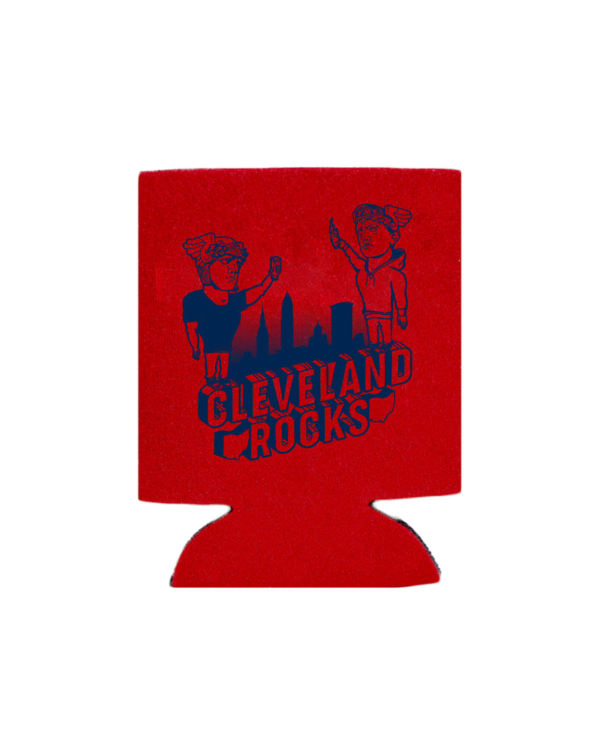Cleveland Rocks Red Can Cooler