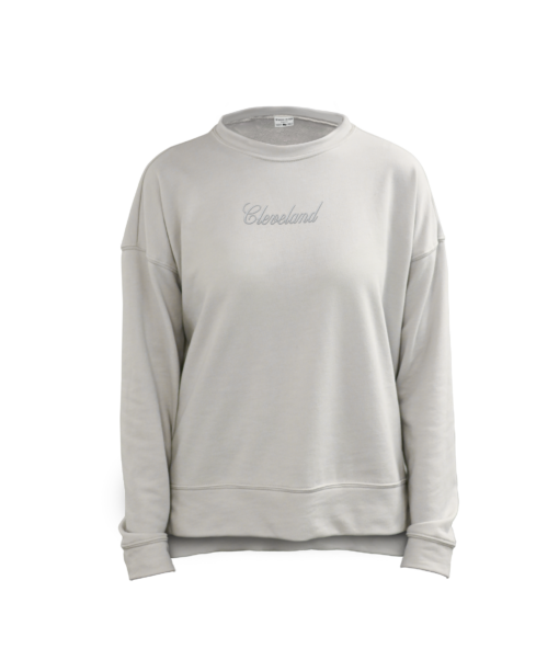 Cleveland Script Embroidered Women’s Pullover