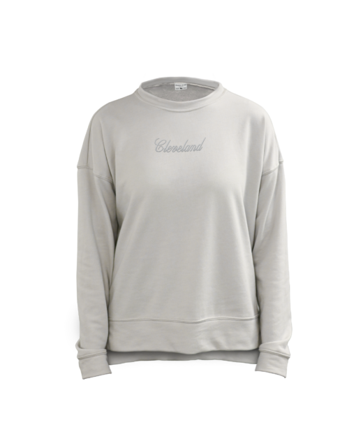 Cleveland Script Embroidered Women’s Pullover