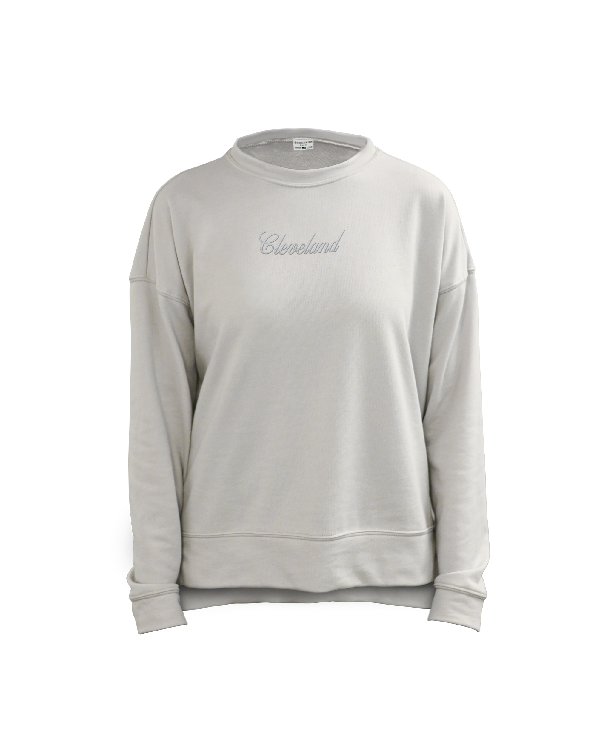 Cleveland Script Embroidered Women's Pullover