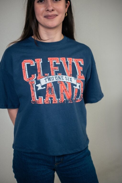 Cleve Land Banner Women’s Easy Tee