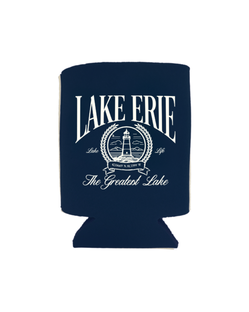 Lake Erie Navy Can Cooler