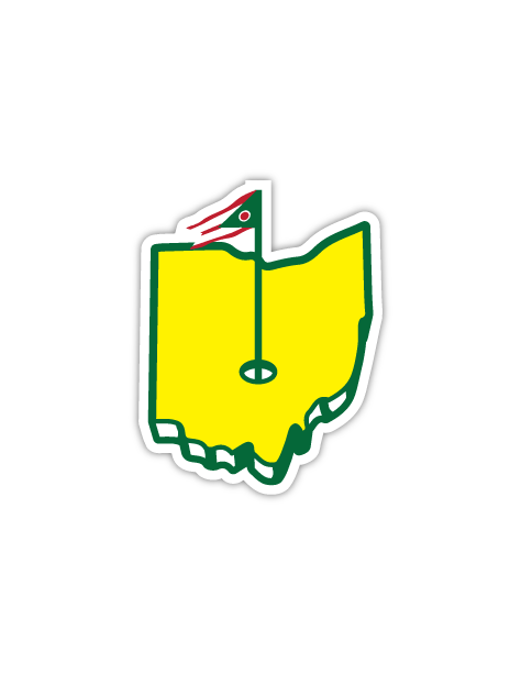 Golf Ohio Sticker