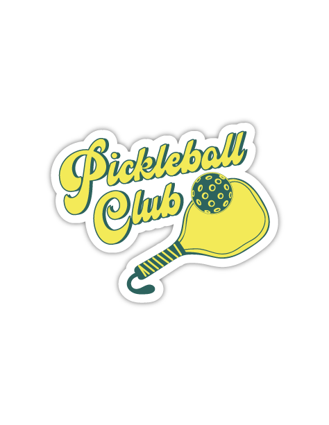 Pickleball Club Sticker