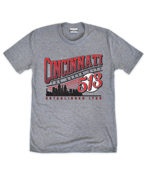 Cincinnati 513 Skyline Gray Crew