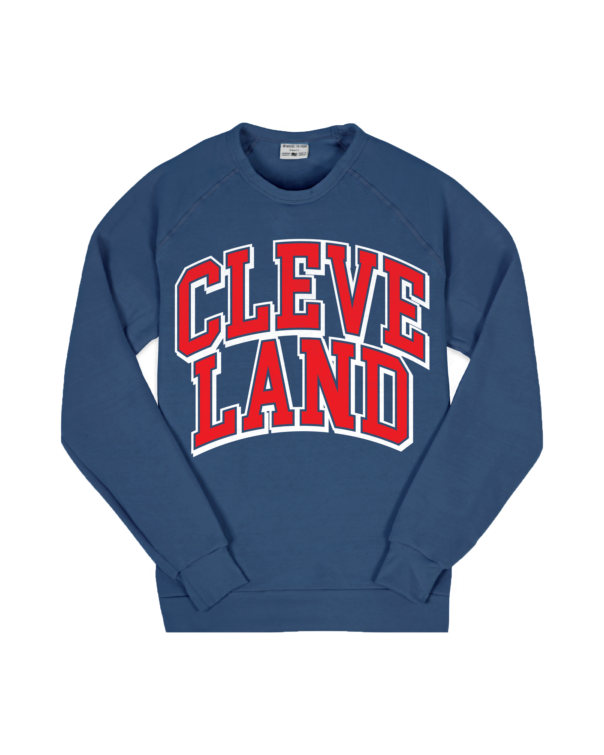 Cleveland Oversized Navy Sweatshirt