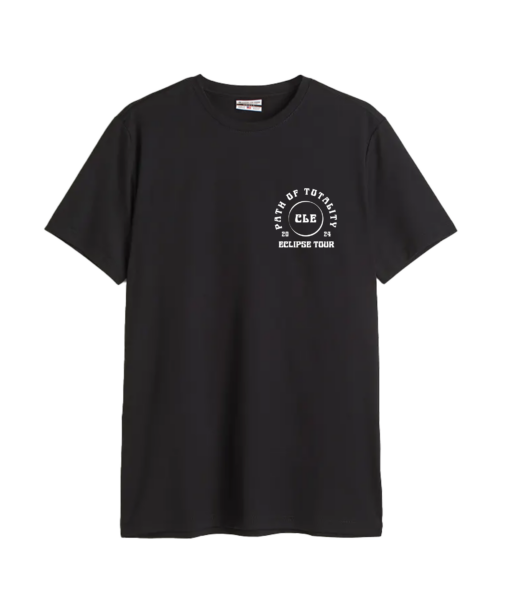 Cleveland Eclipse Tour Black Cotton Crew T-Shirt