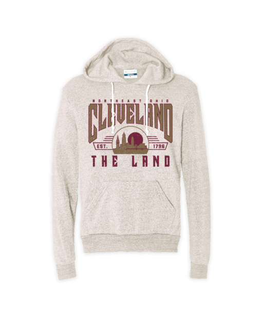 Cleveland The Land Oatmeal Hoodie
