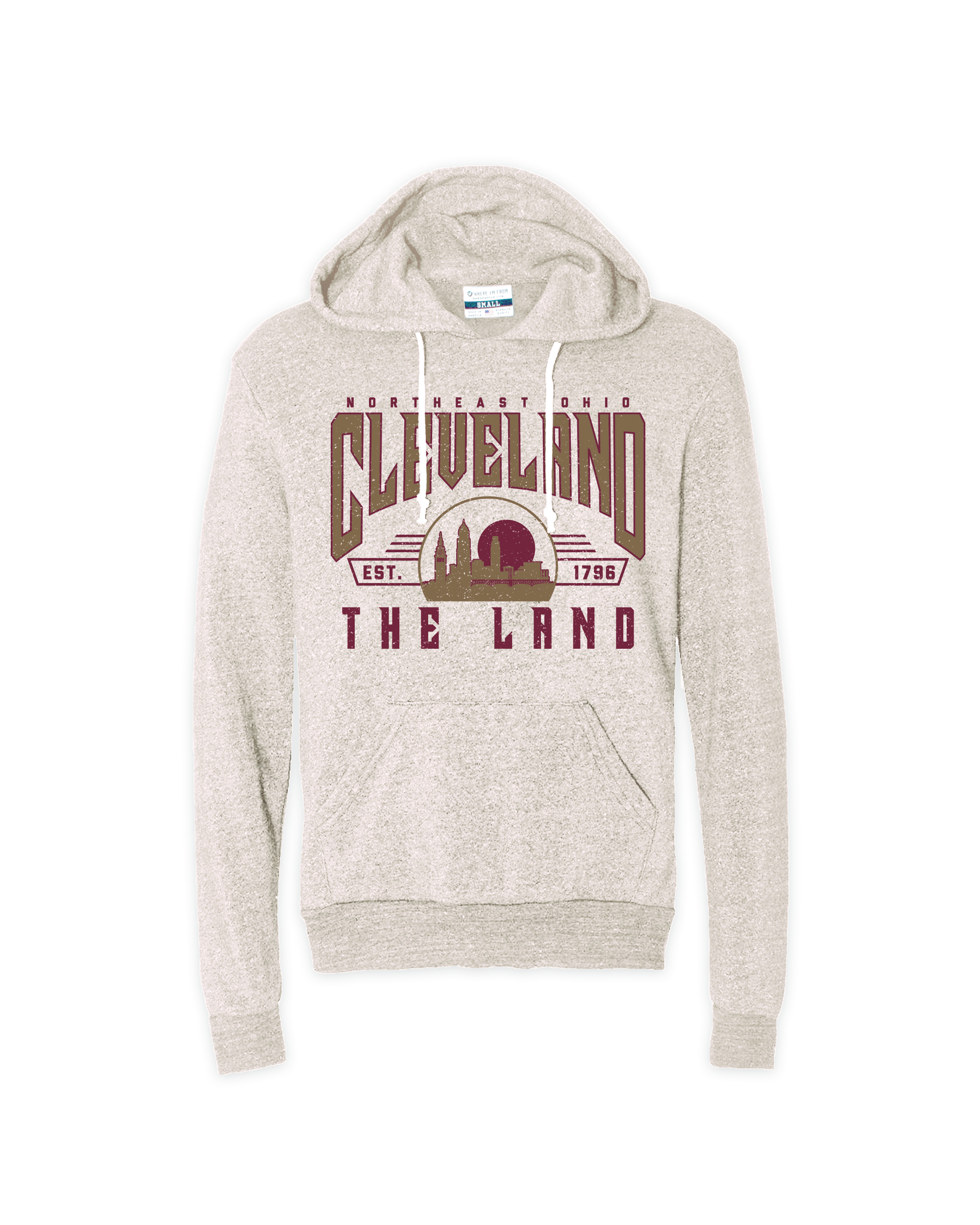 Cleveland The Land Oatmeal Hoodie