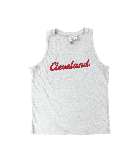 Cleveland Script Ash Relaxed Tank