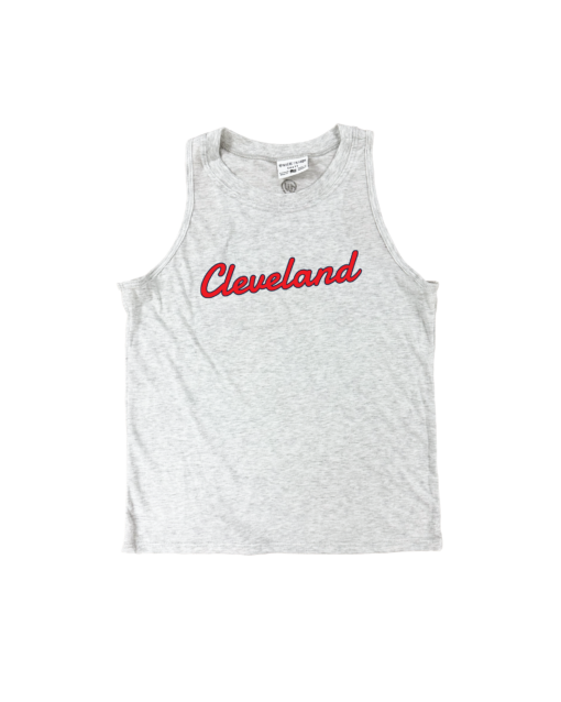 Cleveland Script Ash Relaxed Tank