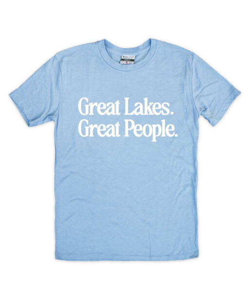 Great Lakes Great People Light Blue Crew T-Shirt