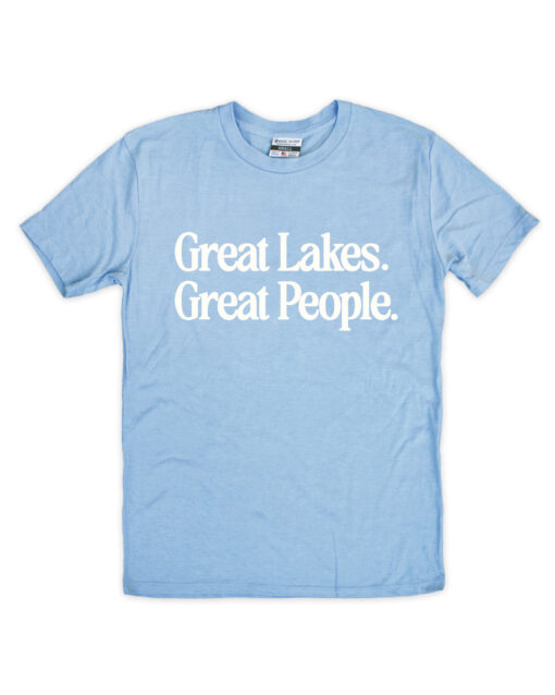 Great Lakes Great People Light Blue Crew T-Shirt
