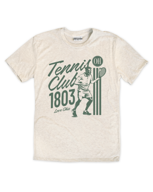 Tennis Club 1803 Oatmeal Crew T-Shirt