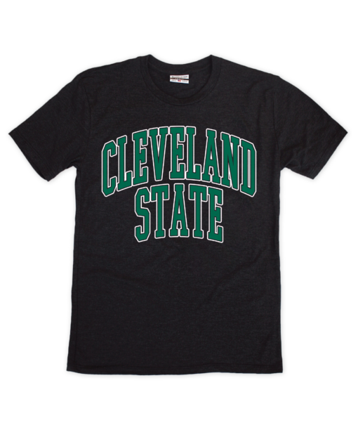 Cleveland State Oversized Black Crew