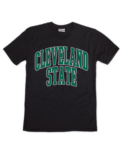 Cleveland State Oversized Black Crew