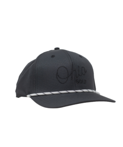 Ohio Golf Script Black Hat Hat