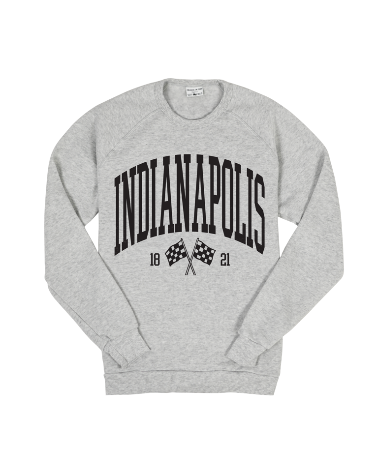 Indianapolis Oversized Flags Ash Sweatshirt