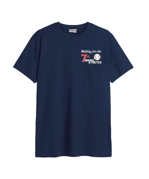 7th Inning Stretch Front/Back Navy Cotton Crew