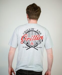 Chillin’ and Grillin’ Ash Crew    **Voted Winning Design** T-Shirt
