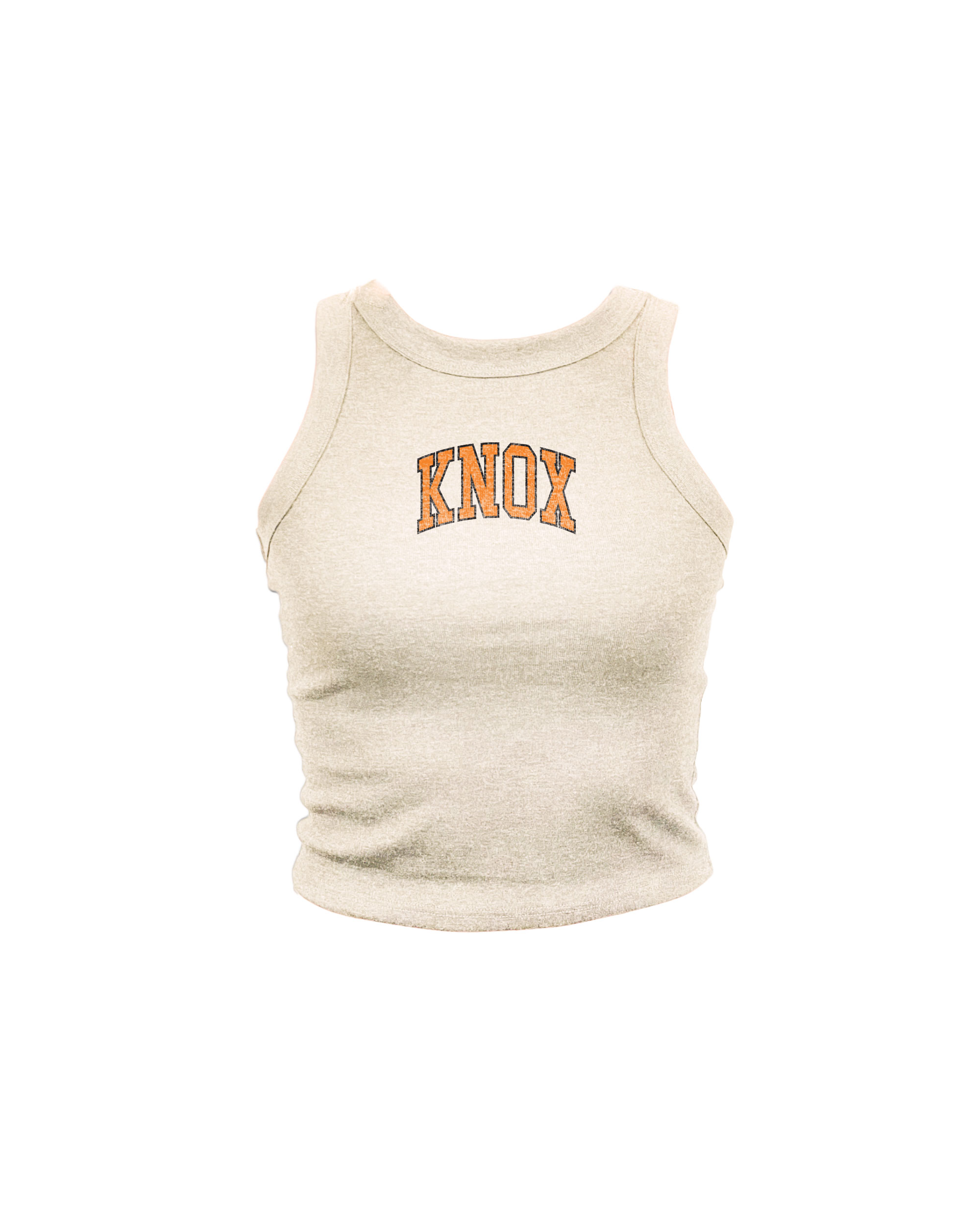 KNOX Arch Oatmeal High Neck Tank
