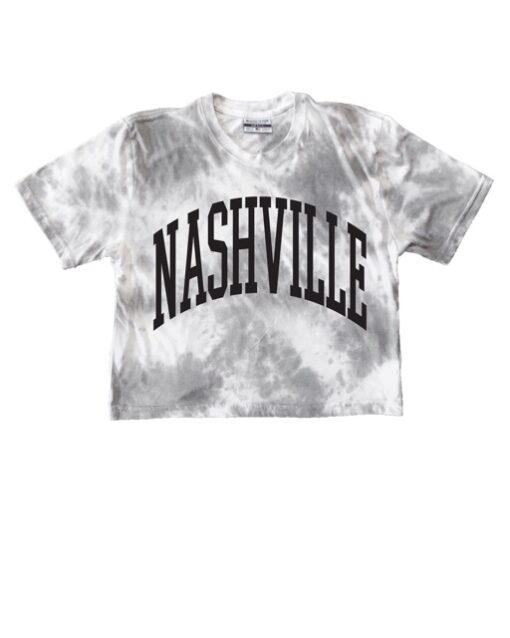 Nashville Arch Tie Dye Crop Top