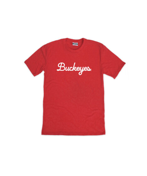 Buckeyes Script Red Toddler Crew