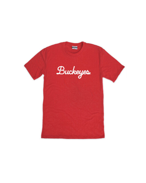 Buckeyes Script Red Toddler Crew